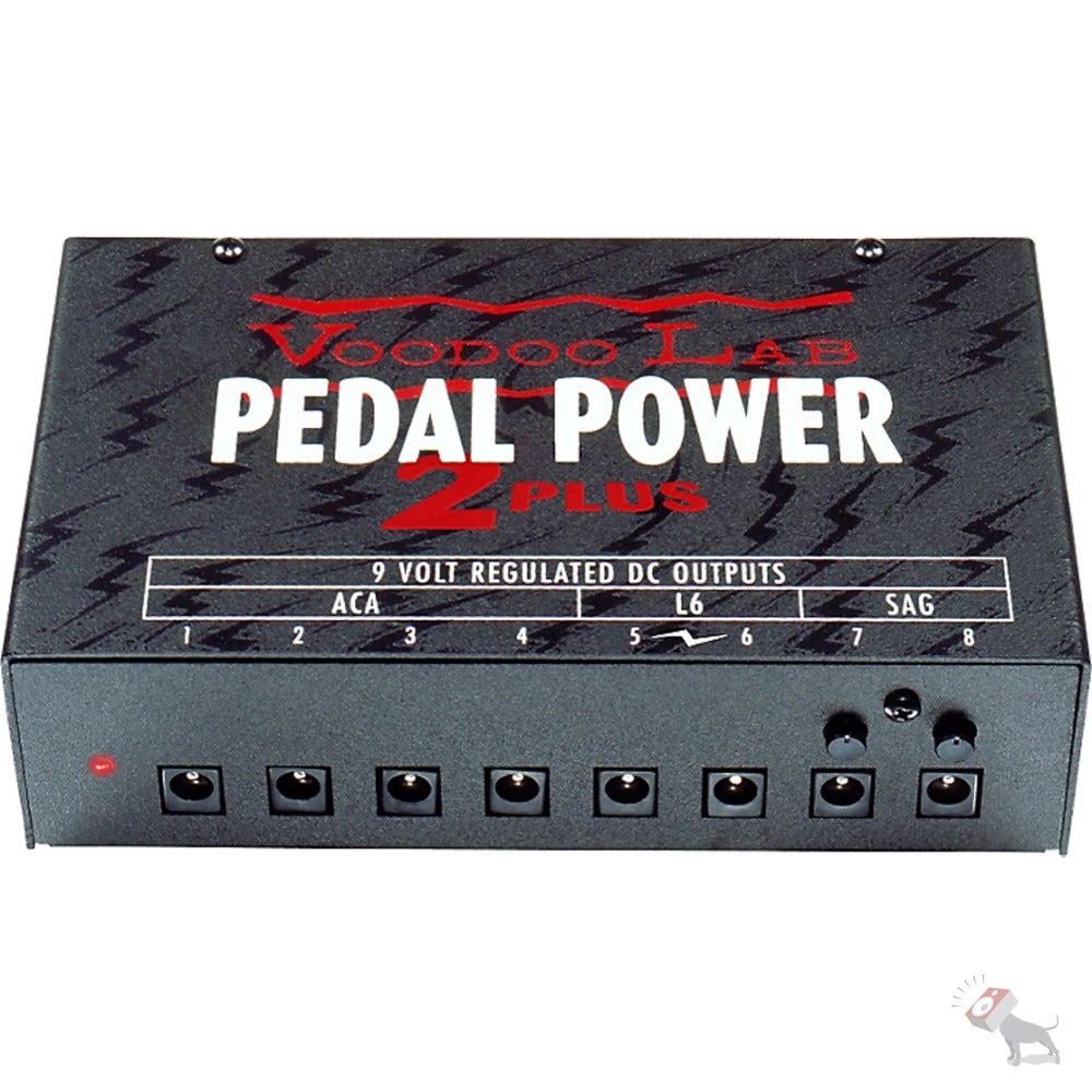 Voodoo Lab Pedal Power 2 Plus 9V 12V 18V 24V DC Effect Pedal Power