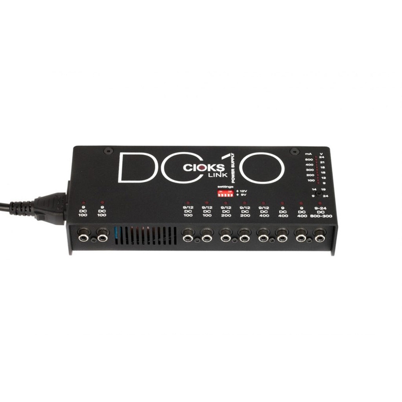Cioks DC10 Link Effects Pedal Power Supply with Flex Cables