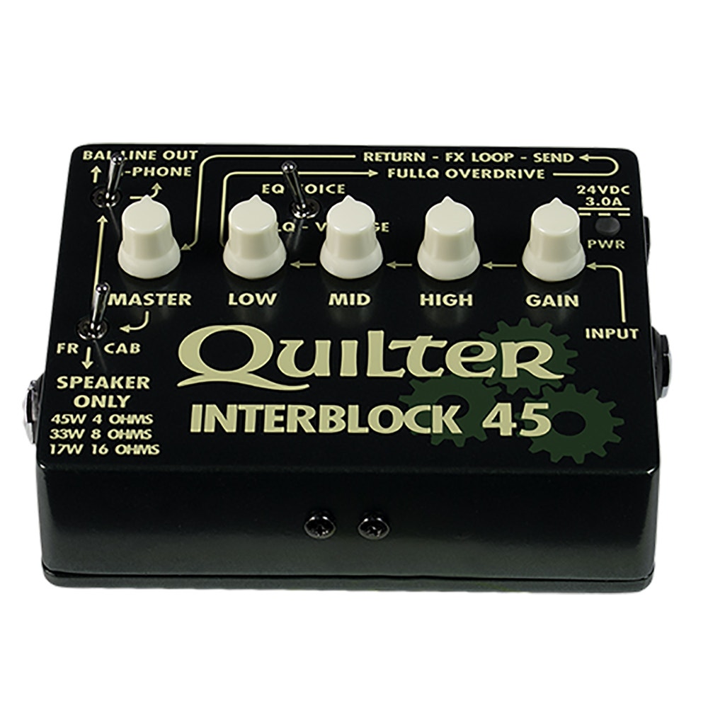 Quilter Labs InterBlock 45 Effects Pedal Sized Guitar Amp Head 45w