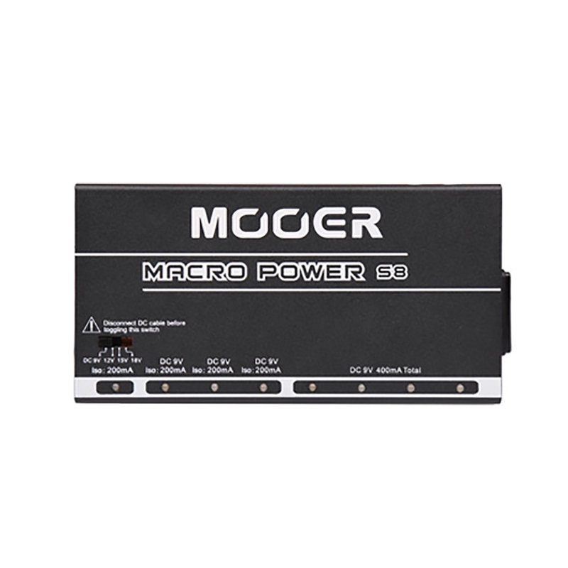 Mooer Macro S8 Guitar Effects Pedal Power Supply