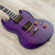 ESP USA Viper Guitar, Purple Sunburst, EMG Pickups, Ebony Fretboard