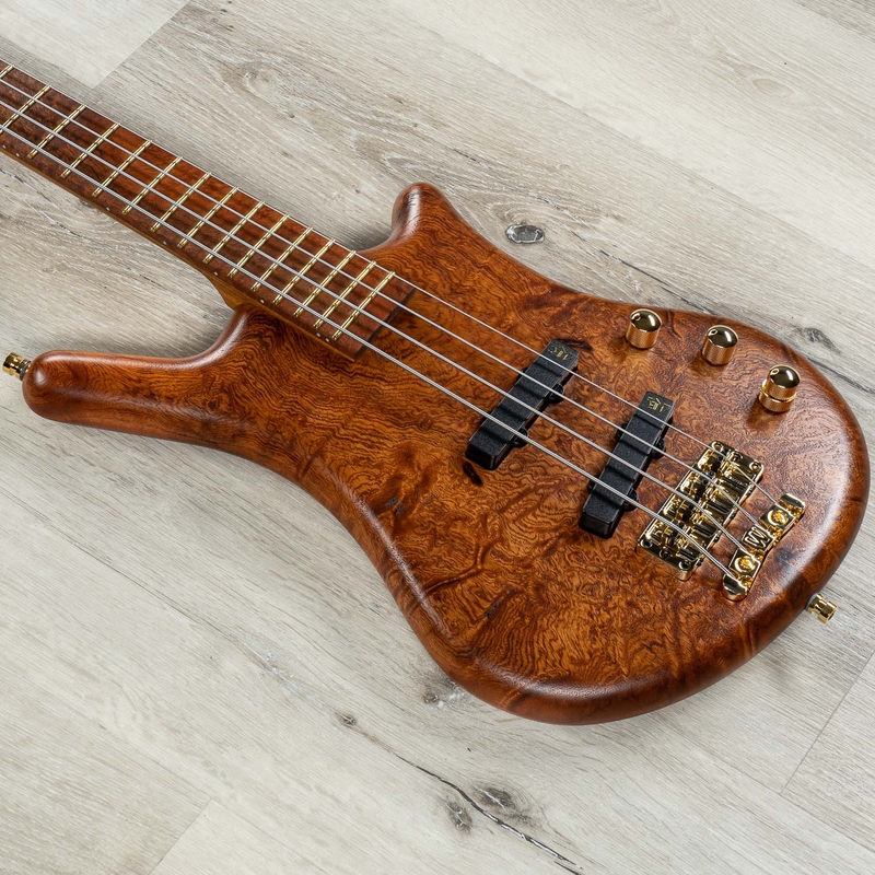 Warwick Teambuilt Thumb BO 4 Ltd 2020 Bass, 4-String, Natural Transparent Satin