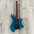 Strandberg Boden Standard 6 Tremolo Headless Guitar, Roasted Maple, Maple Flame Blue
