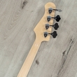 Lakland SHB30-BK Skyline Hollowbody-30 Short-Scale Bass Guitar, Pau Ferro Fretboard, Black