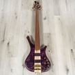 Mayones Comodous MDi 5 Mohini Dey Signature 5-String Bass, Raw Transparent Purple