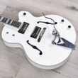 Gretsch G7593T Billy Duffy Signature Falcon Guitar with Bigsby, Ebony Fingerboard, White, Lacquer