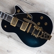 Gretsch G6228TG Players Edition Jet BT Guitar with Bigsby and Gold Hardware, Ebony Fretboard, Midnight Sapphire