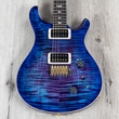 PRS Paul Reed Smith Custom 22 10-Top Guitar, Violet Blue Burst, Rosewood Fretboard, Flame Maple