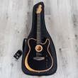 Fender American Acoustasonic Telecaster Electric Acoustic Guitar, Black