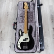 Fender American Professional II Left-Handed Precision Bass, Maple Fretboard, Black