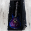 PRS Paul Reed Smith Custom 24 Piezo Guitar, Violet Blue Burst, Flame Maple, Rosewood
