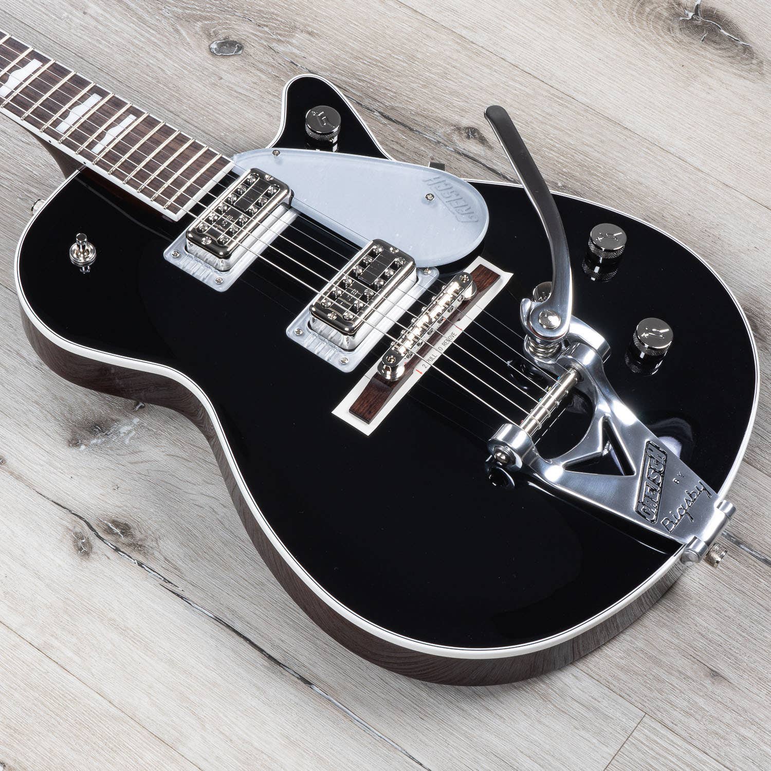 Gretsch G6128T-89 Vintage Select '89 Duo Jet Guitar with Bigsby, Rosewood  Fretboard, Black