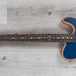 Fender American Acoustasonic Telecaster Guitar, Ebony, Steel Blue