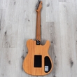 Fender American Acoustasonic Telecaster Left-Handed Guitar, Ebony Fretboard, Natural
