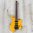 Strandberg Boden Fusion NX 6 Headless Multi-Scale Guitar, Amber Yellow