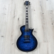 ESP E-II Eclipse DB Guitar w/ Case, EMG Pickups, Ebony Fretboard, Reindeer Blue