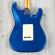 Fender American Ultra Stratocaster Left-Hand Guitar, Maple Fretboard, Cobra Blue