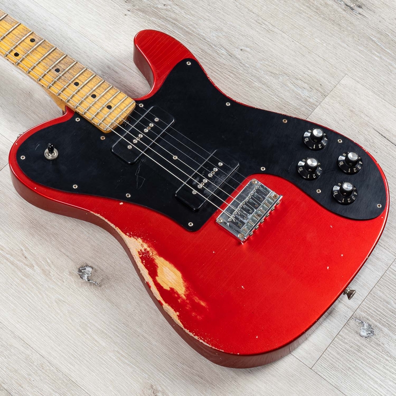 Friedman Vintage T Guitar, Maple Neck and Fretboard, Candy Apple Red