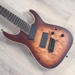Jackson Concept Series Soloist SLAT7P HT MS Guitar, Ebony Fretboard, Satin Bourbon Burst