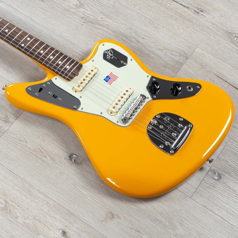 Fender Limited Johnny Marr Jaguar Guitar,Rosewood Fretboard, Fever Dream Yellow