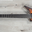 Dean ML Select 8-String Multiscale Guitar, Satin Natural Black Burst, Kahler Tremolo