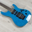 Ibanez S6570Q S Prestige Guitar, Natural Blue, Macassar Ebony Fretboard