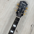 Eastman Guitars T64/v-GB Thinline Hollow-Body Guitar, Antique Gold Burst, Ebony Fretboard