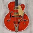 Gretsch G6120TG Players Edition Nashville Hollowbody Guitar, Orange Stain