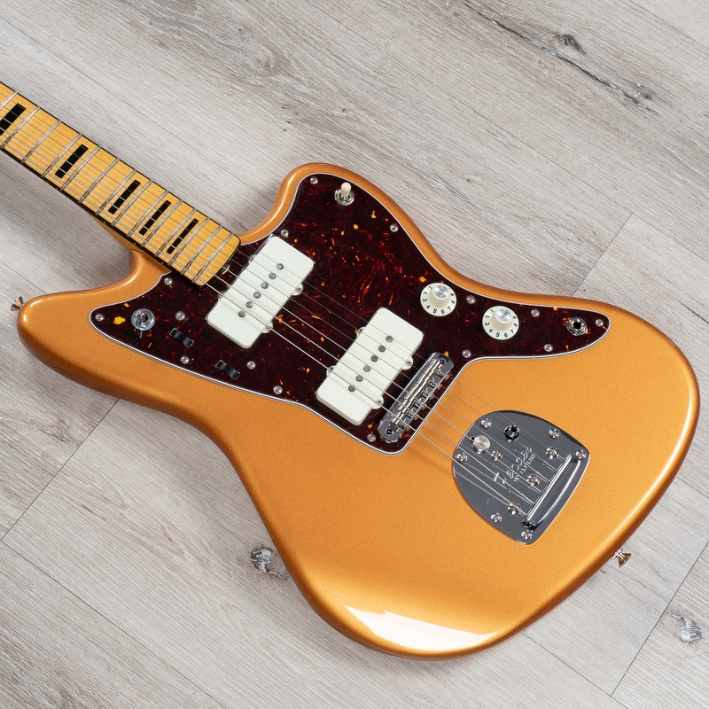 Fender Troy Van Leeuwen Jazzmaster Guitar, Bound Maple Fingerboard, Copper Age