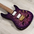 Ernie Ball Music Man Jason Richardson Signature Cutlass HH 7-String Guitar, Majora Purple