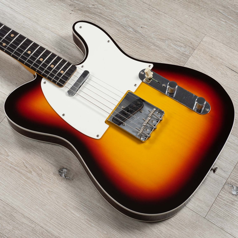 Fender Custom Shop Vintage Custom 1959 Telecaster Custom NOS Guitar, Rosewood Fingerboard, Chocolate 3-Color Sunburst