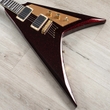 ESP LTD KH-V Kirk Hammett Signature Guitar, Ebony Fingerboard, Red Sparkle