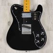 Fender American Vintage II 1977 Telecaster Custom Guitar, Maple Fretboard, Black