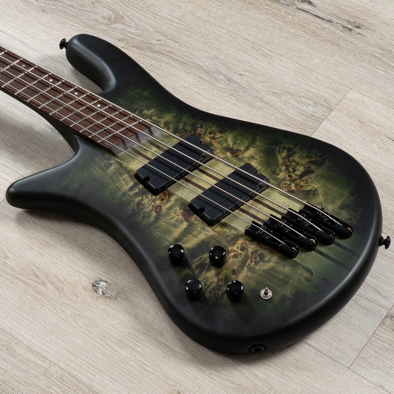 Spector NS Dimension 4 Multi-Scale Left-Handed Bass, Haunted Moss Matte