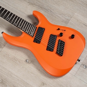 jackson pro plus dinky modern mdk ht7 ms guitar satin orange crush