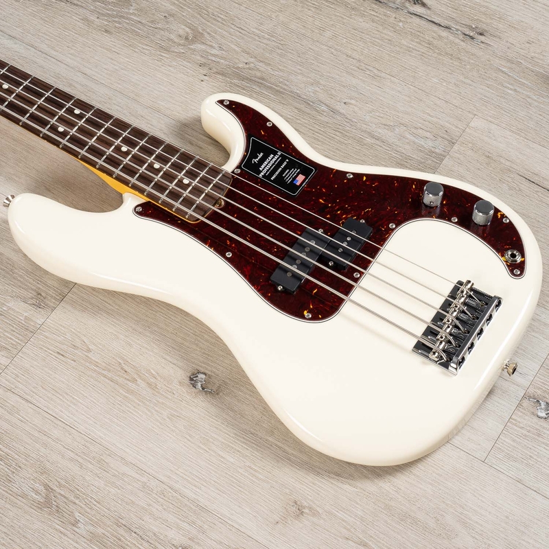 Fender American Professional II Precision Bass V 5-String, Rosewood Fingerboard, Olympic White