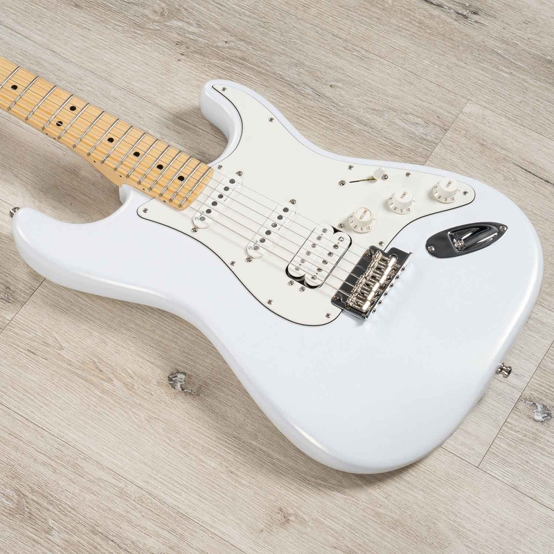 Fender Juanes Stratocaster Guitar, Maple Fretboard, Luna White