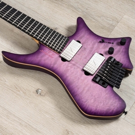 strandberg boden prog nx 7 multi scale headless 7 string guitar twilight purple