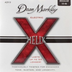10 pack dean markley 2513 helix hd electric guitar strings regular 10 46