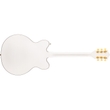 Gretsch G5422GLH Electromatic Classic Hollow Body Double-Cut Guitar with Gold Hardware, Left-Handed, Laurel Fretboard, Snowcrest White