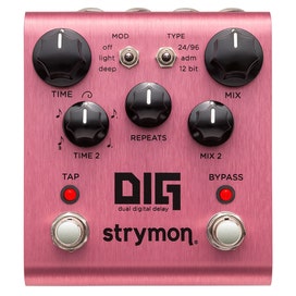 strymon dig dual digital delay guitar effects pedal