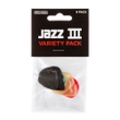 Dunlop Jazz III Variety Pack of 6 Guitar Picks