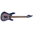 Jackson Pro Series Signature Chris Broderick Soloist HT7P Guitar, Laurel Fingerboard, Transparent Blue