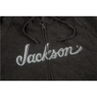 Jackson Guitars Logo Hoodie, Gray, M, Medium