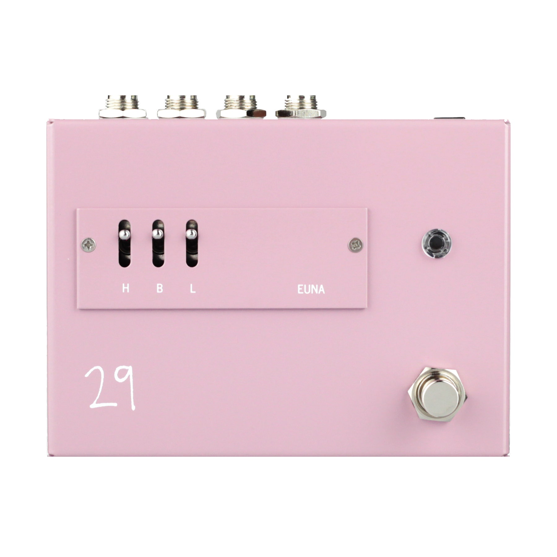 29 Pedals EUNA Elite Unity Amplifier / Input Driver Guitar Effect Pedal, Limited-Edition Crunchberry