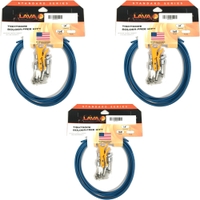 LAVA Cable Tightrope Solder-Free Patch Kit 30' Cable 30 RA Plugs (Light Blue)