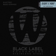 Warwick Black Label 6-String Bass Set, Stainless Steel, Medium, 25-135
