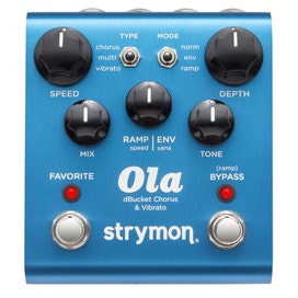 strymon ola dbucket chorus and vibrato guitar effects pedal