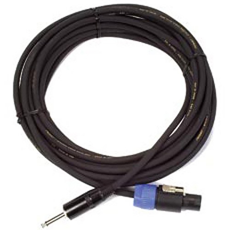 Peavey PV 2514G Hi-Quality 2-Conductor Speaker Cable, 14 Gauge NL2FC speakON to 1/4" TS - 25 ft