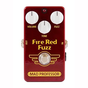mad professor frf fire red fuzz guitar effects pedal